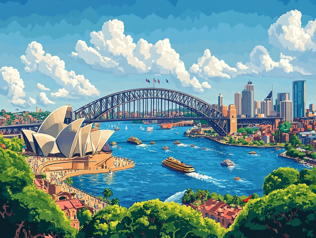 Iconic Sydney – Timber Puzzle Au