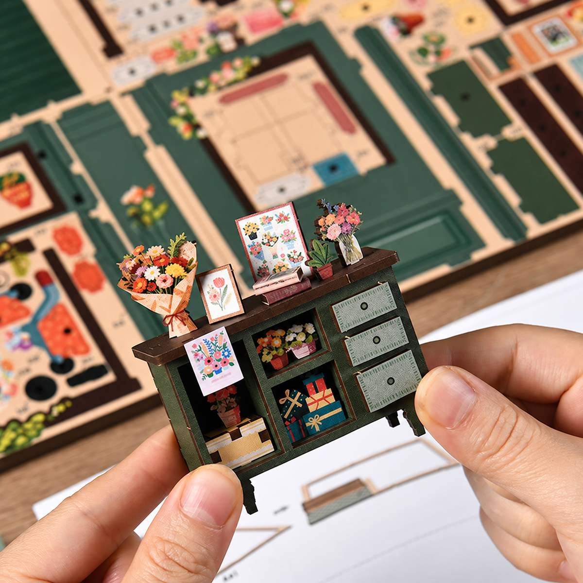 Aura Verde Flower Room Puzzle