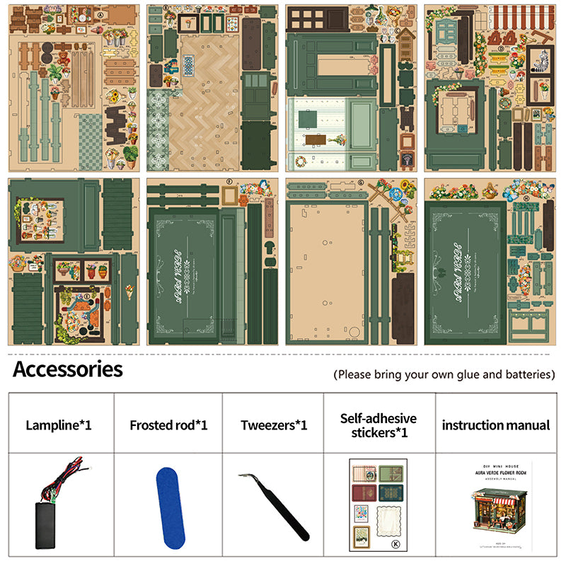 Aura Verde Flower Room Puzzle